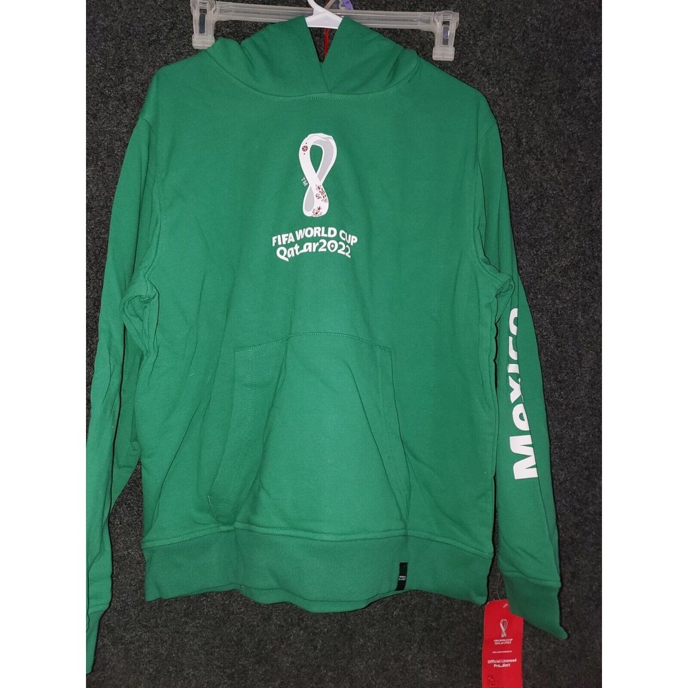 Outerstuff Womens FIFA World Cup Core Fleece Hood, Green, Size Xl , Mexico